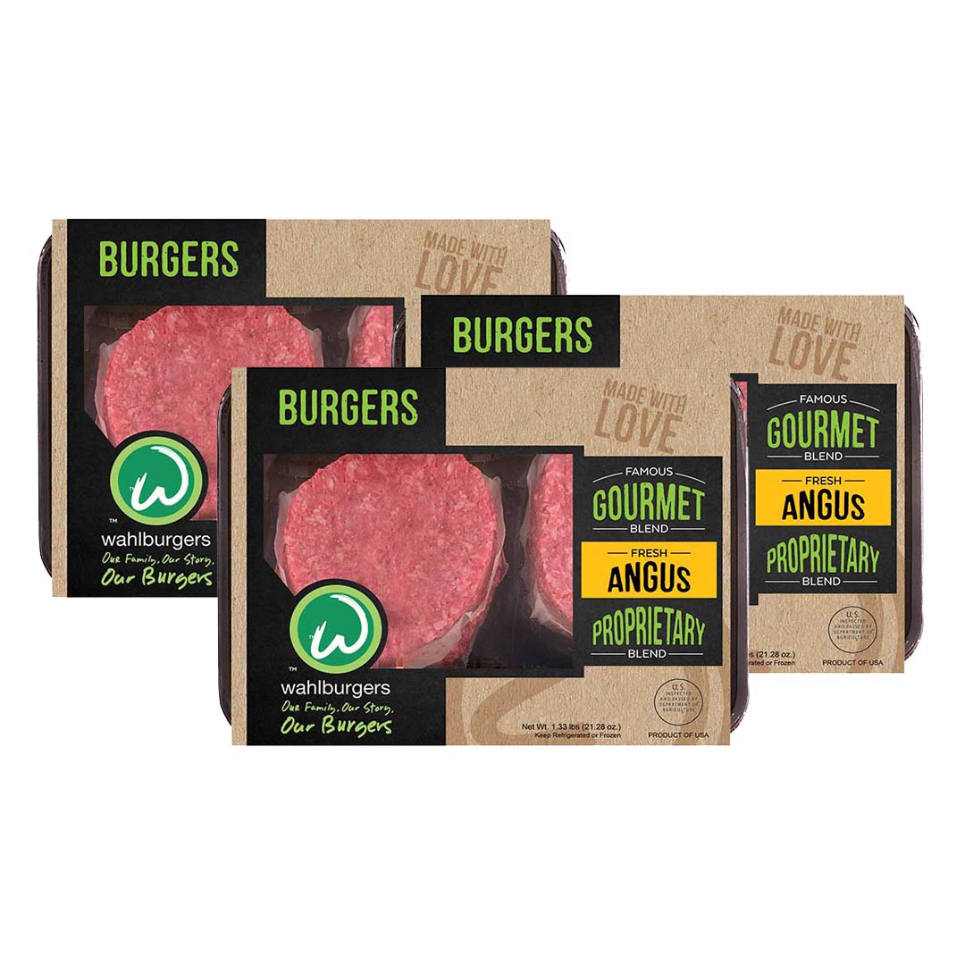 Wahlburgers Signature Blend Patties 3 Pack Gourmet Kitchn