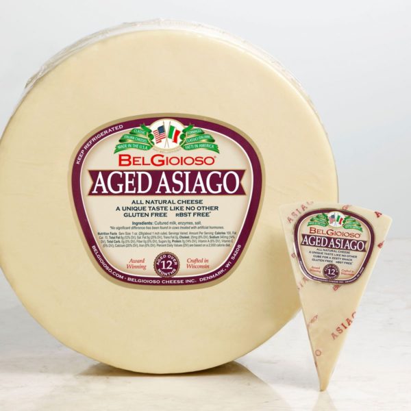 BelGioioso Aged Asiago Cheese, (Qty 2) 8 oz Wedges Gourmet Kitchn
