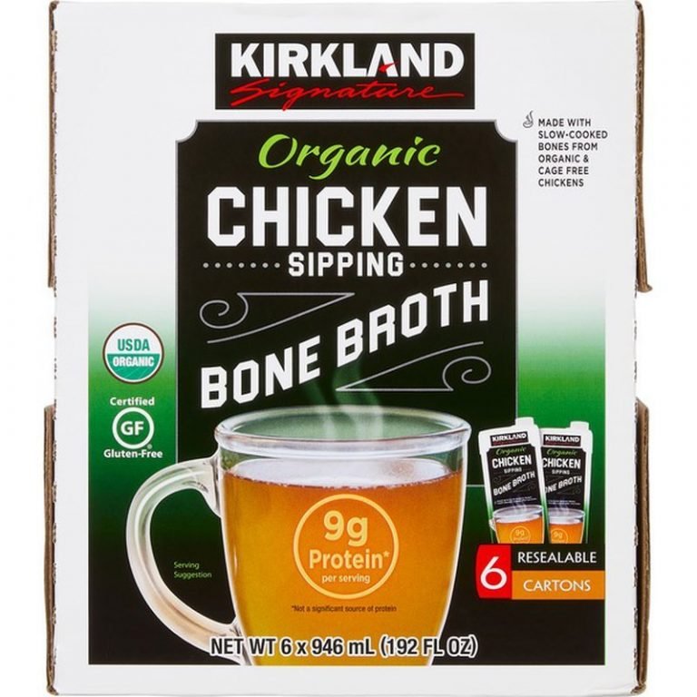 Kirkland Organic Chicken Bone Broth 32 fl. oz. Gourmet Kitchn
