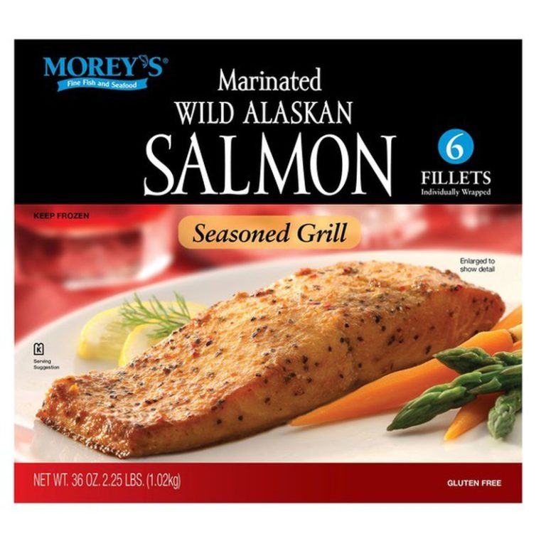 Morey’s Marinated Wild Alaskan Salmon 2 boxes (12 Salmon Filets
