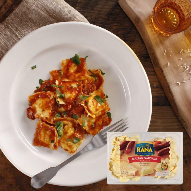 Rana Italian Sausage Ravioli, 36 oz Serves about 10 Gourmet Kitchn