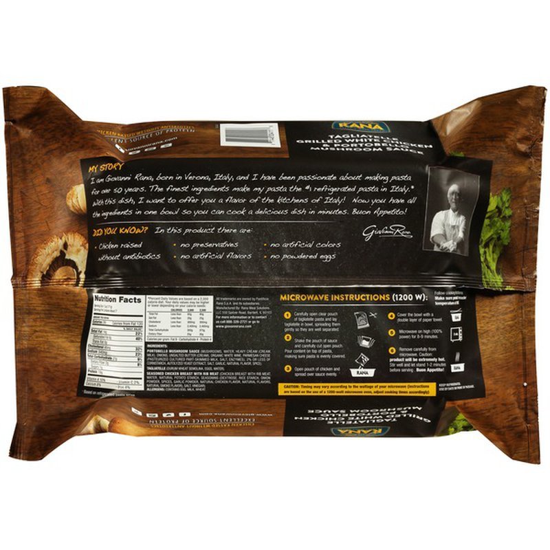 Rana - Tagliatelle Grilled White Chicken & Portobello Mushroom Sauce