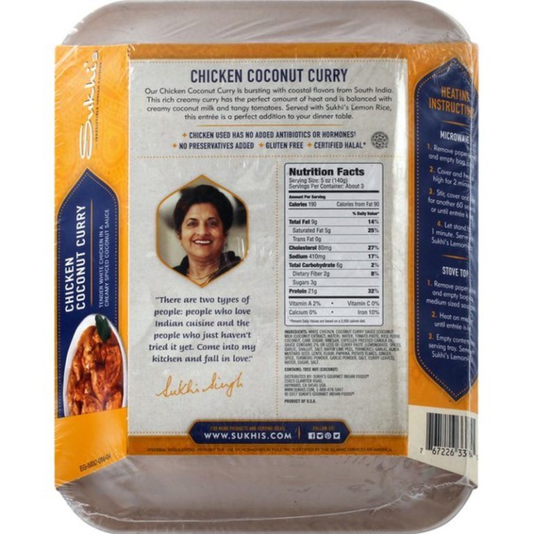 Sukhi’s Chicken Coconut Curry with Mango Serves about 3 Gourmet