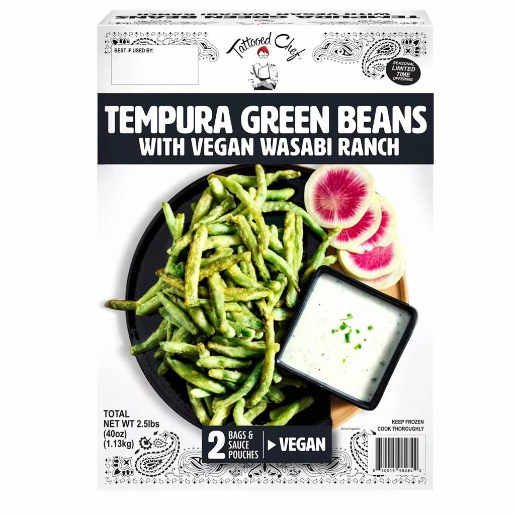 Tattooed Chef Frozen Tempura Green Beans with Vegan