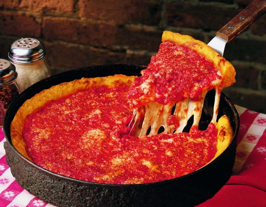 Gino’s East Deep Dish Sausage Frozen Pizza Crumbled Italian Sausage